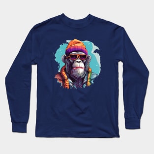 Colourful Monkey Long Sleeve T-Shirt